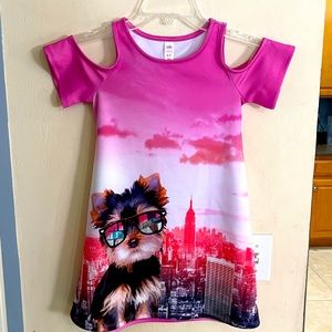 Justice Puppy Dress in Size 6/7